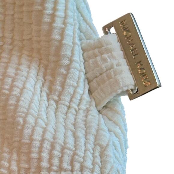 New MICHAEL KORS One Shoulder One-Piece Side Cutout Swimsuit Women's Sz 14 - Picture 5 of 10